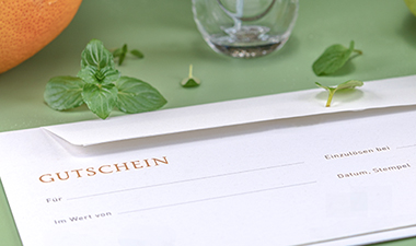 Gutschein schenken